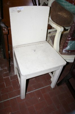 Sedia co portaoggetti